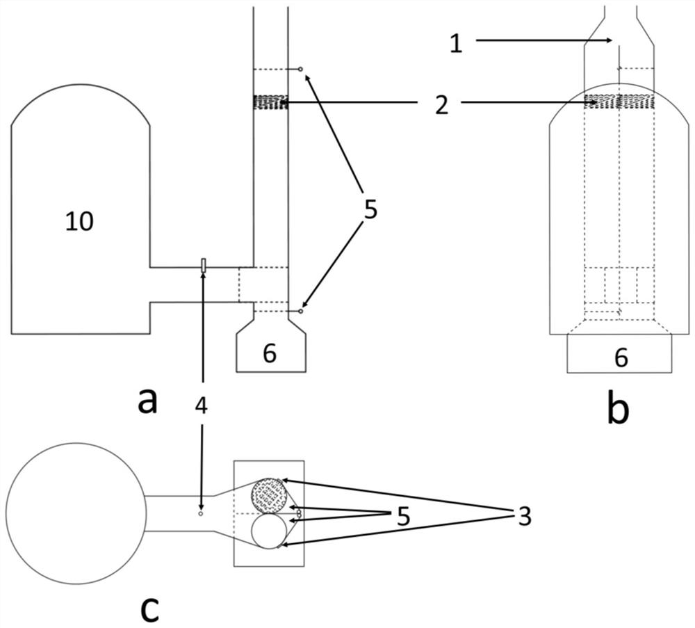 Method and device for recycling SiO2 powder from tail gas