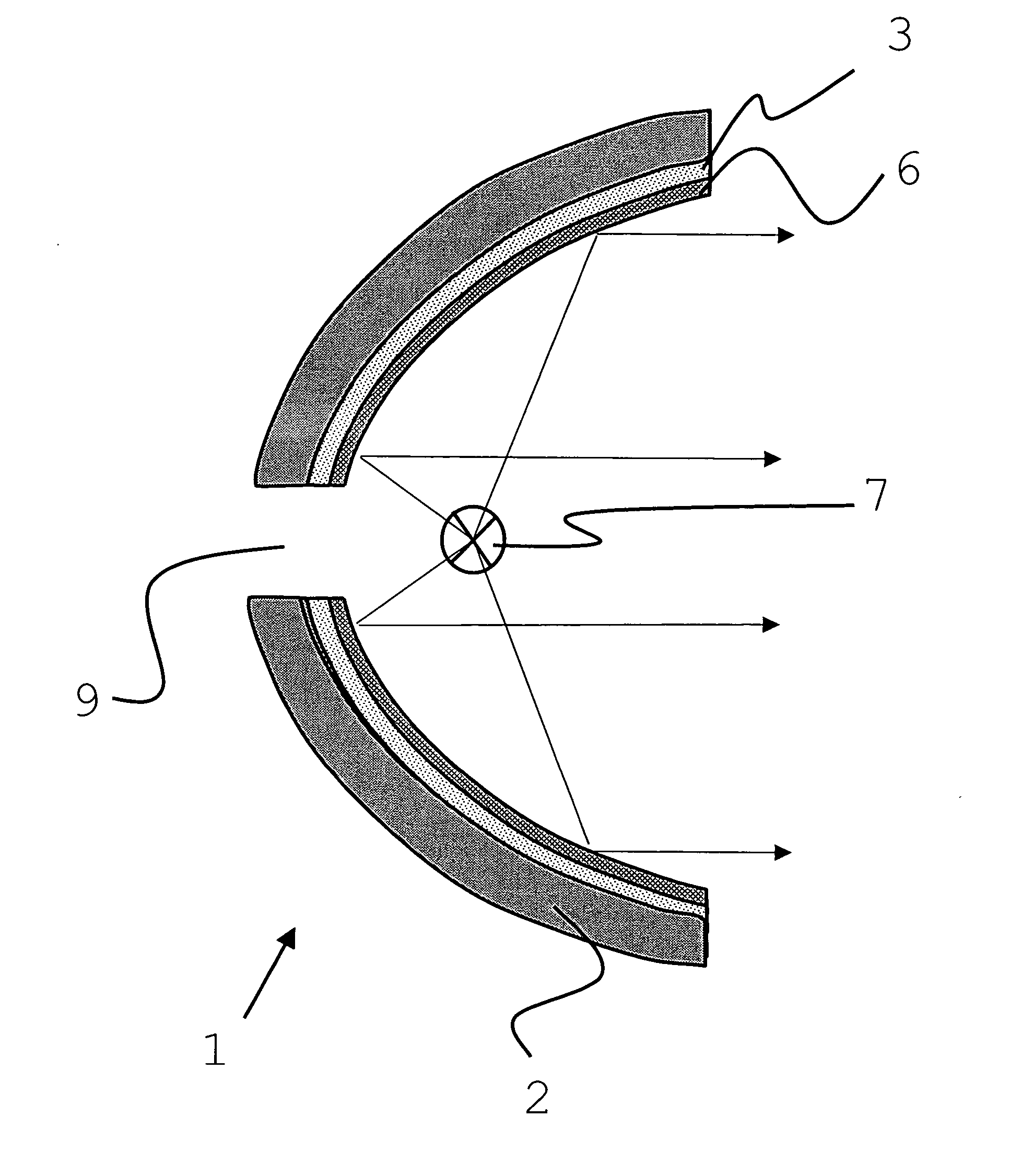 Metal reflector and process for producing it