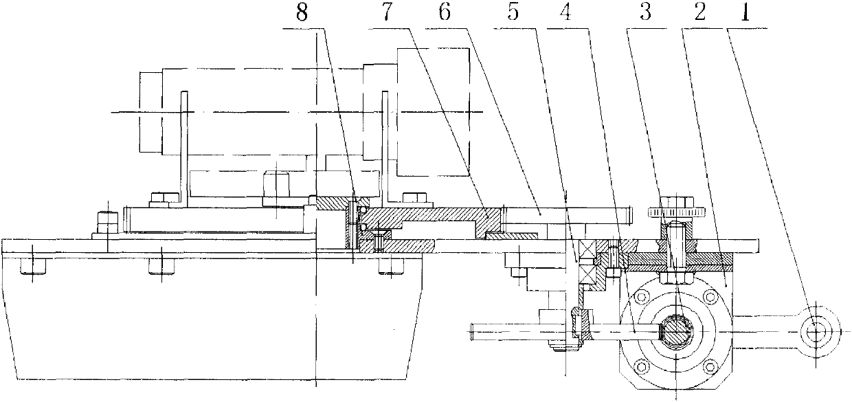 An aircraft seat parachute shooting mechanism locking machine assembly rotation angle measuring tool