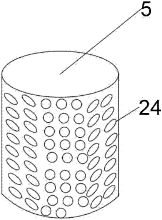 Kitchen waste collecting and processing device for domestic use