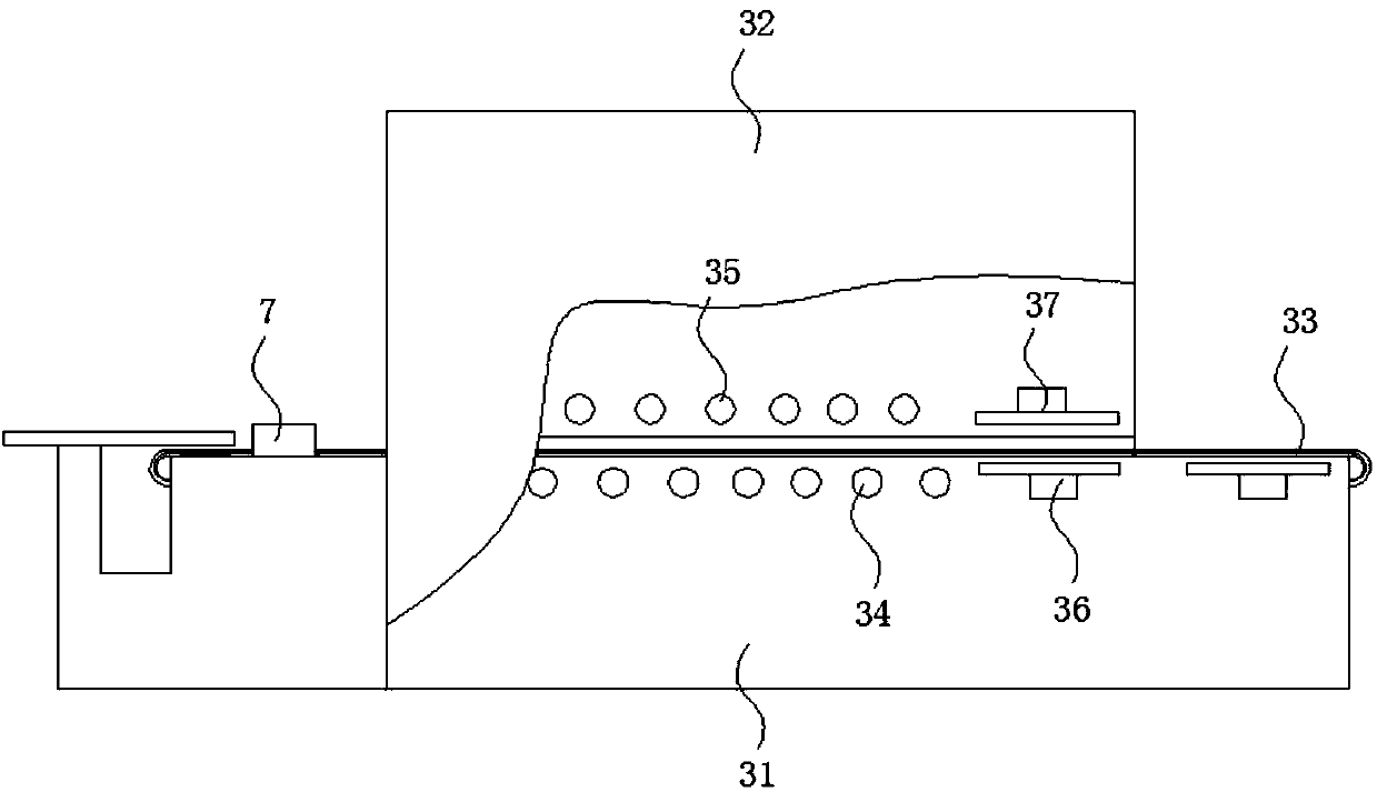 LED lamp processing mold