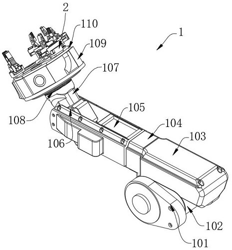 Clamping device for fusion welding of automobile part