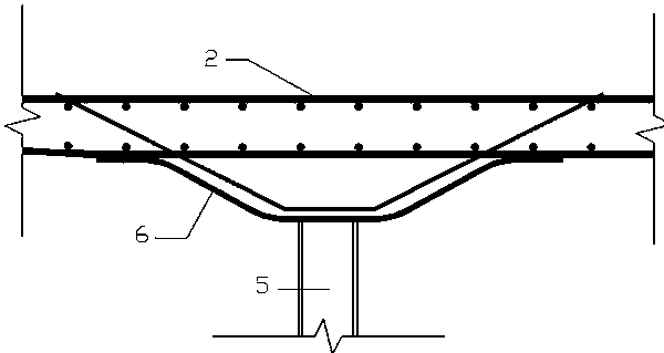 Web-covering-baseplate trapezoid (wave-shaped) steel plate combined box girder and construction method thereof