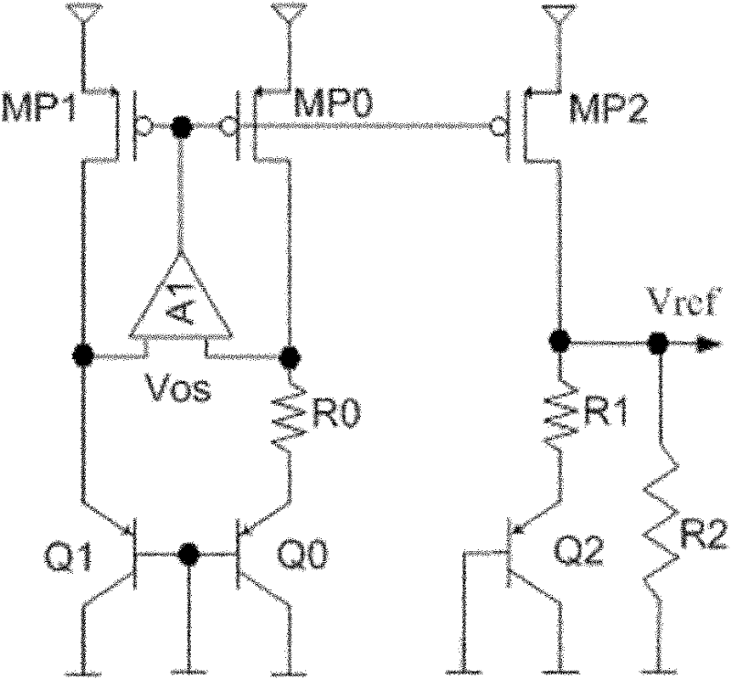 Circuit for low-voltage adjustable band-gap reference source