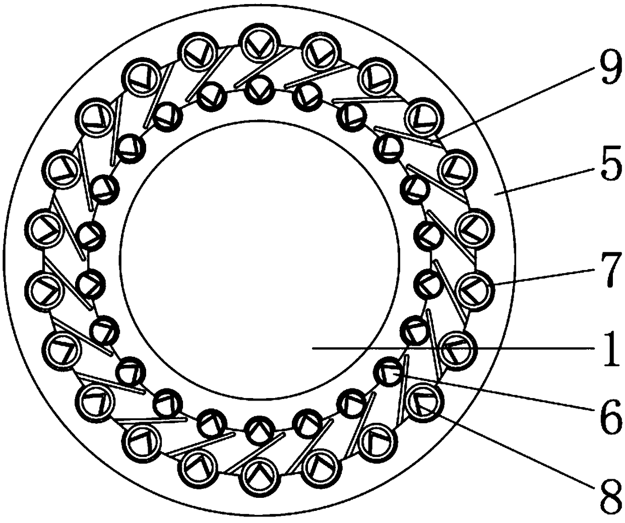 Condensation water drainage pipe of wall-mounted furnace