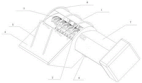 Hand-held rake-like machine for wolfberry plucking