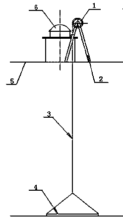 Measurement tool for correcting radar liquid level meter of cargo space of large oil tanker