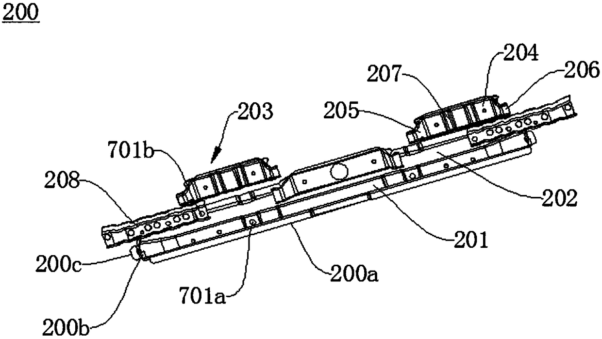 A body structure and a vehicle