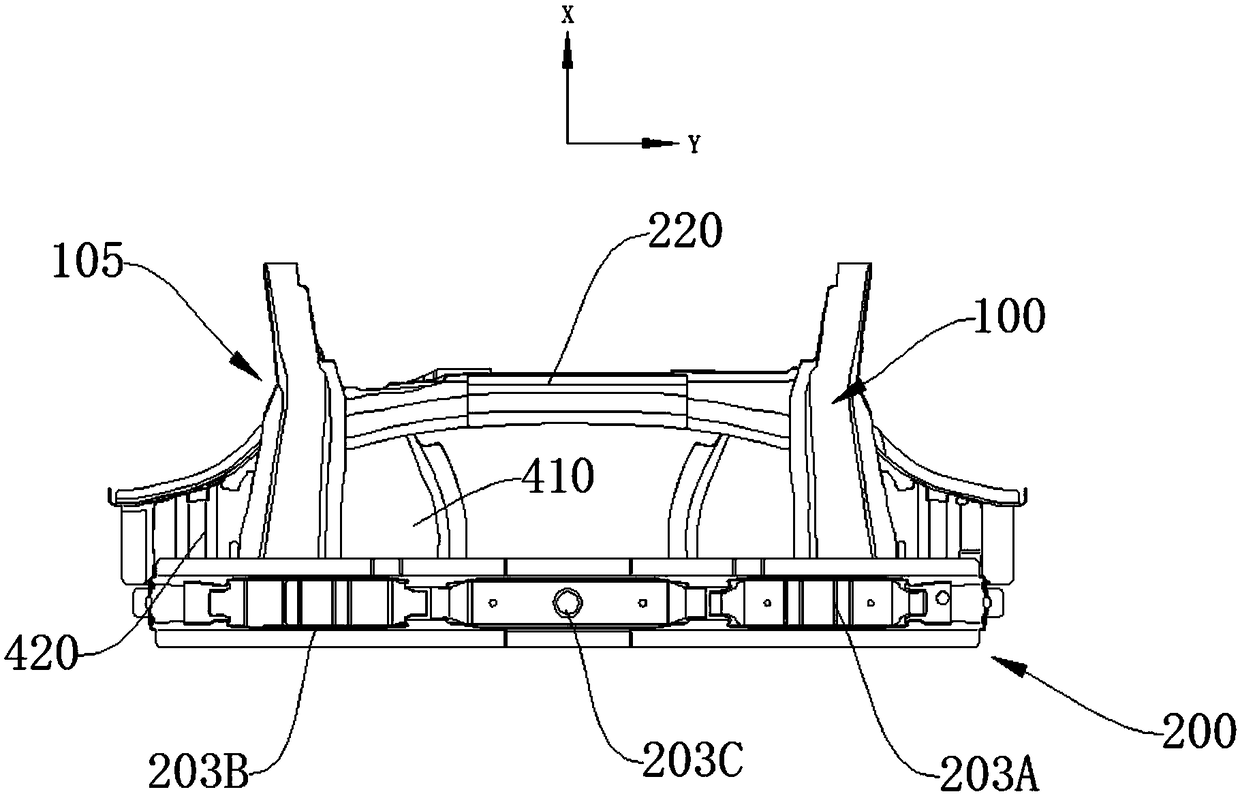 A body structure and a vehicle