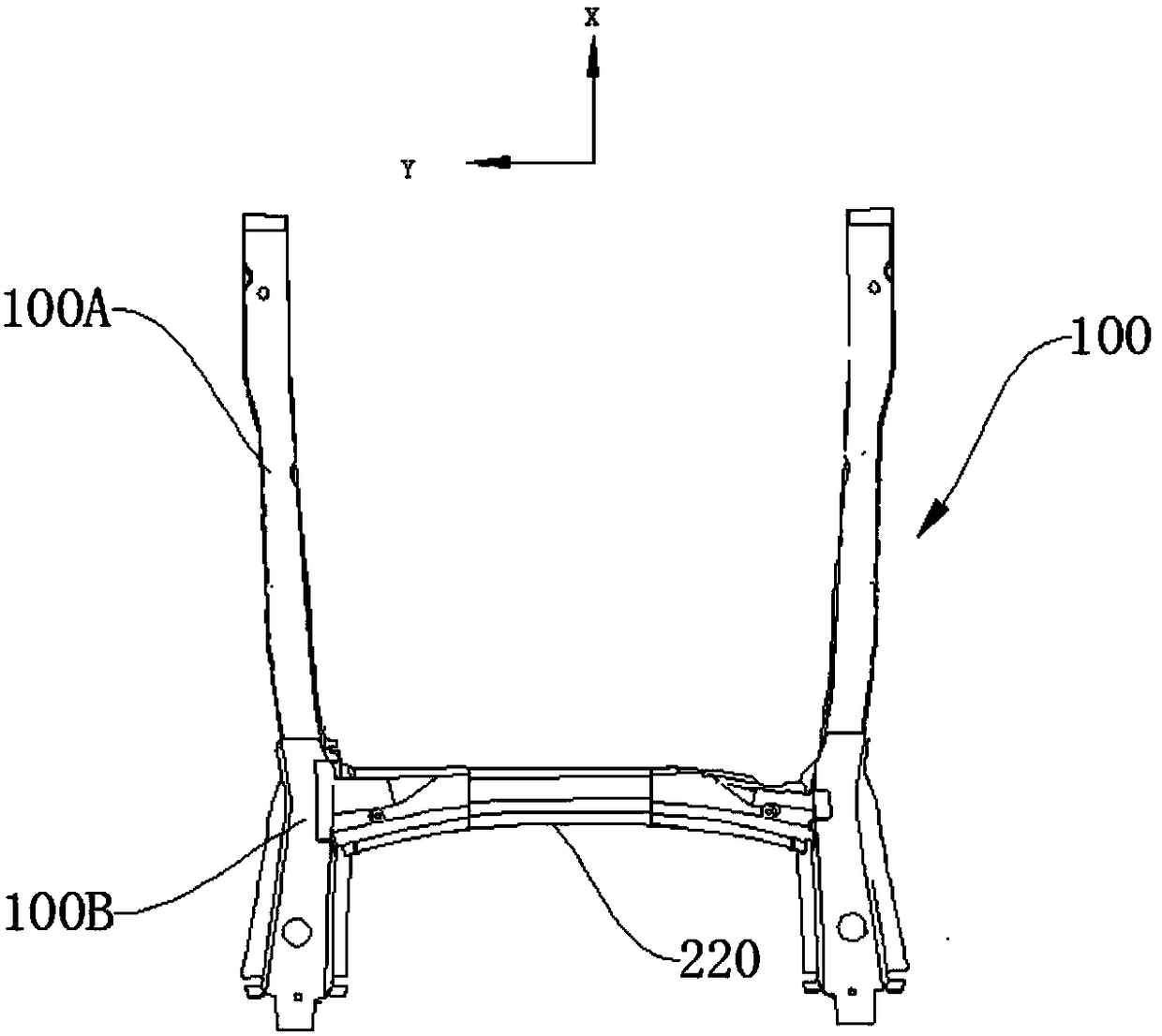 A body structure and a vehicle