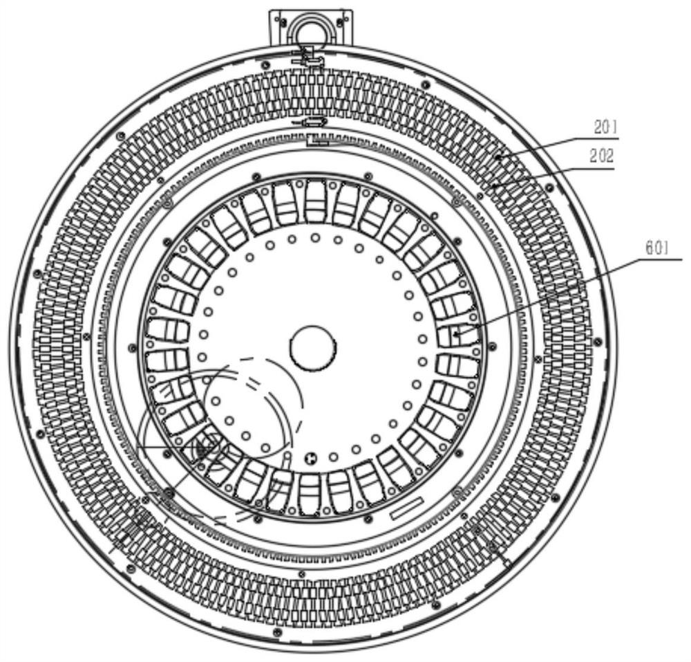 Reaction disc and reagent disc combined device