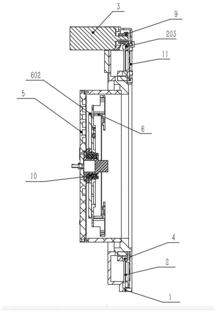 Reaction disc and reagent disc combined device