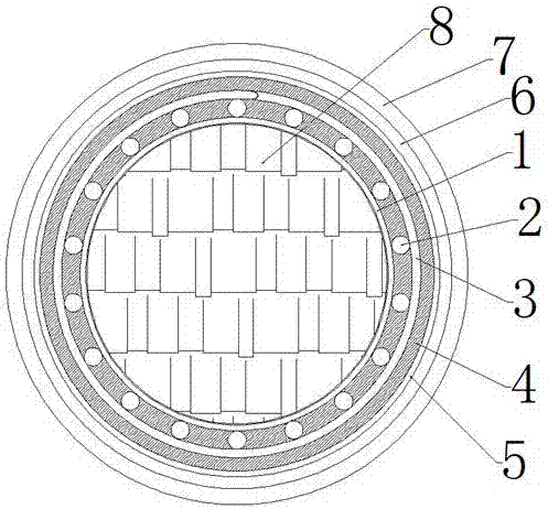 Portable type steel bar telegraph pole