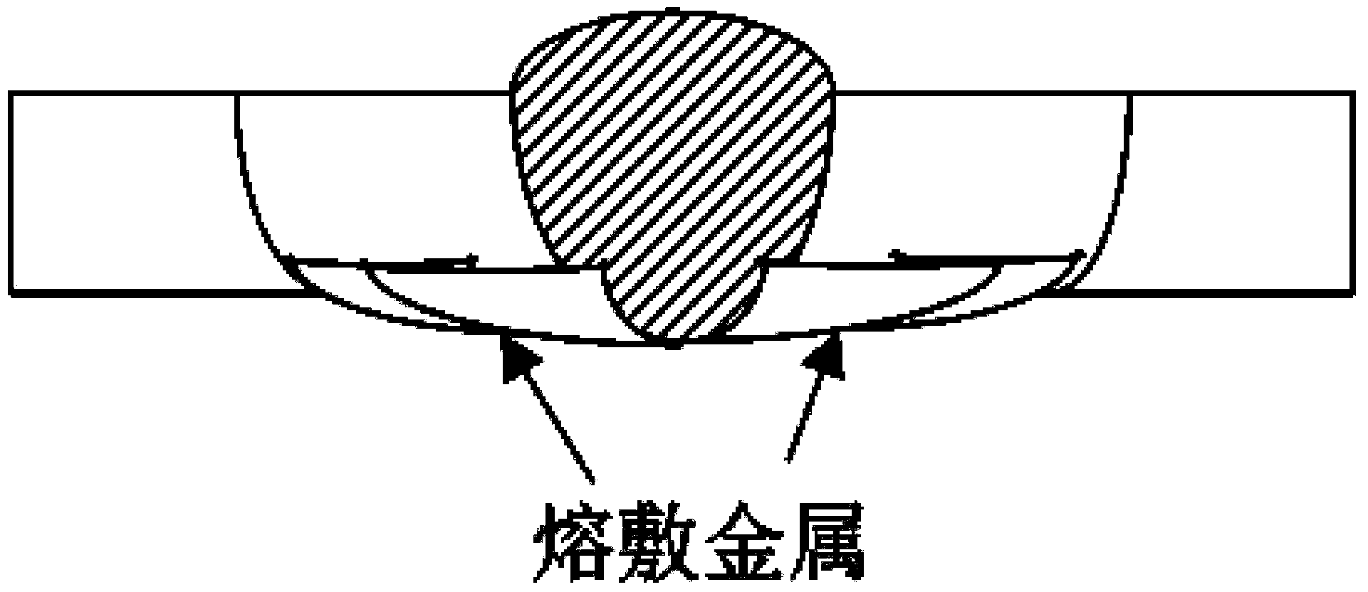 Surface depositing method for improving aluminum alloy welding joint strength