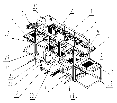 Method and device for washing greasy dirt spare part by washing machine