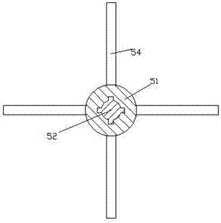 Agricultural straw smashing device