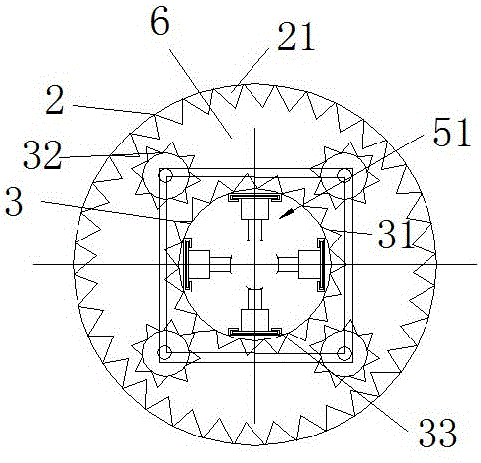 Production device of spiral rhizoma dioscoreae slices