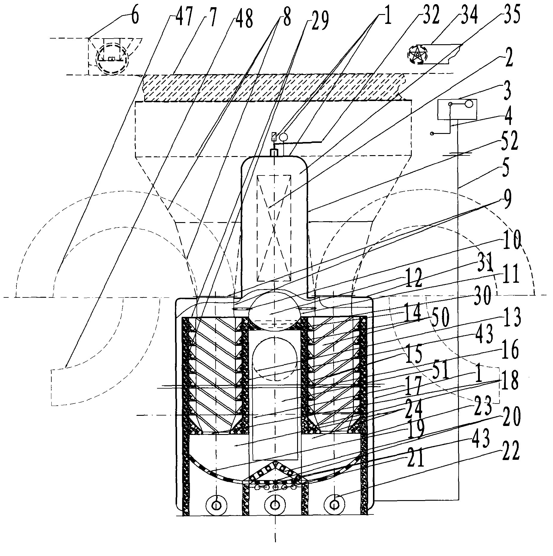 Water-based combustion-supporting straw particle boiler-kiln universal burner with fuel such as coal, gas and oil