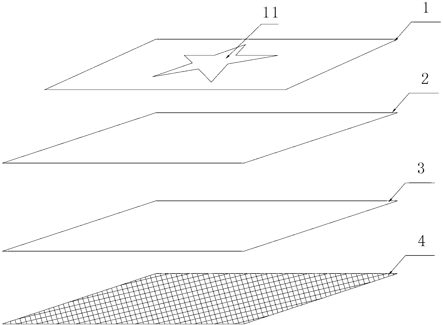 Method for applique on fabric