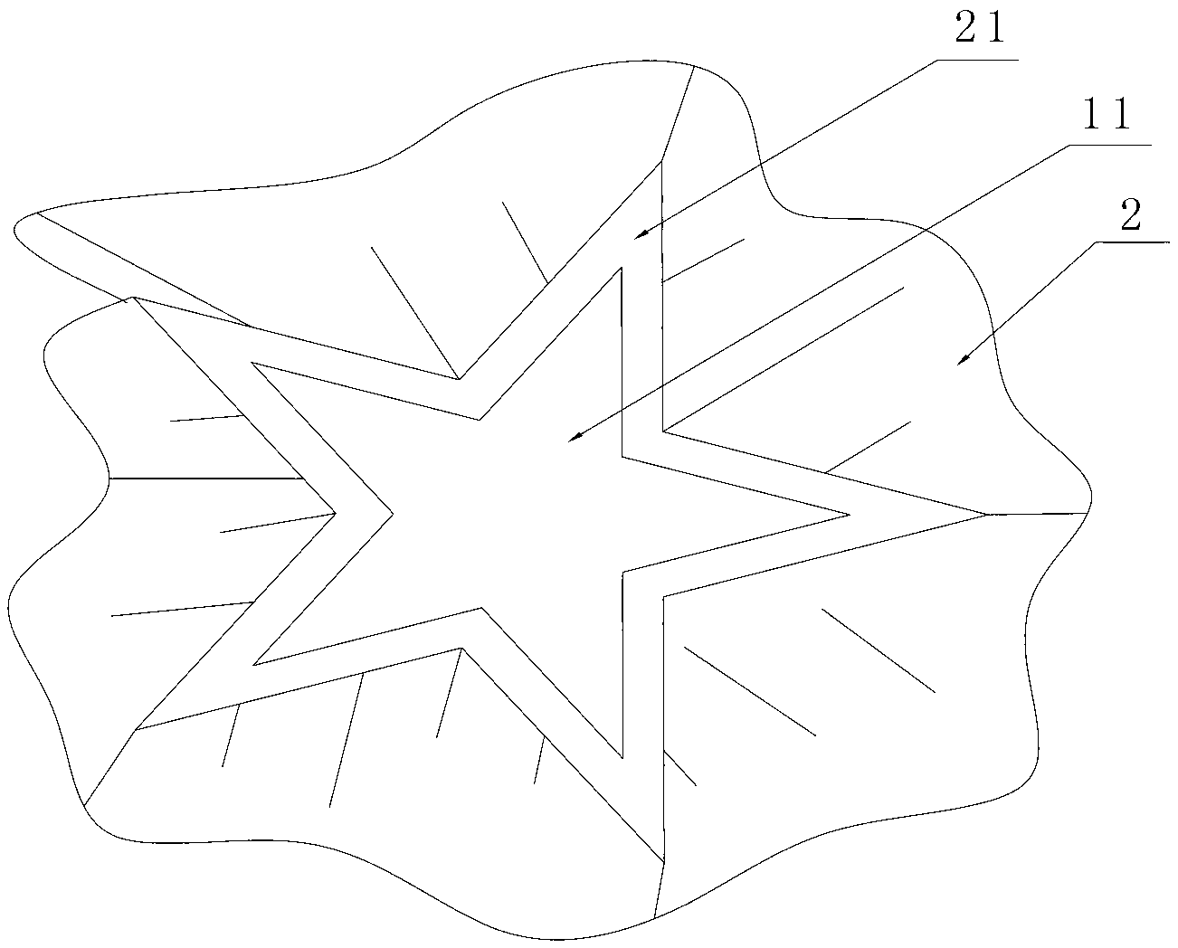 Method for applique on fabric