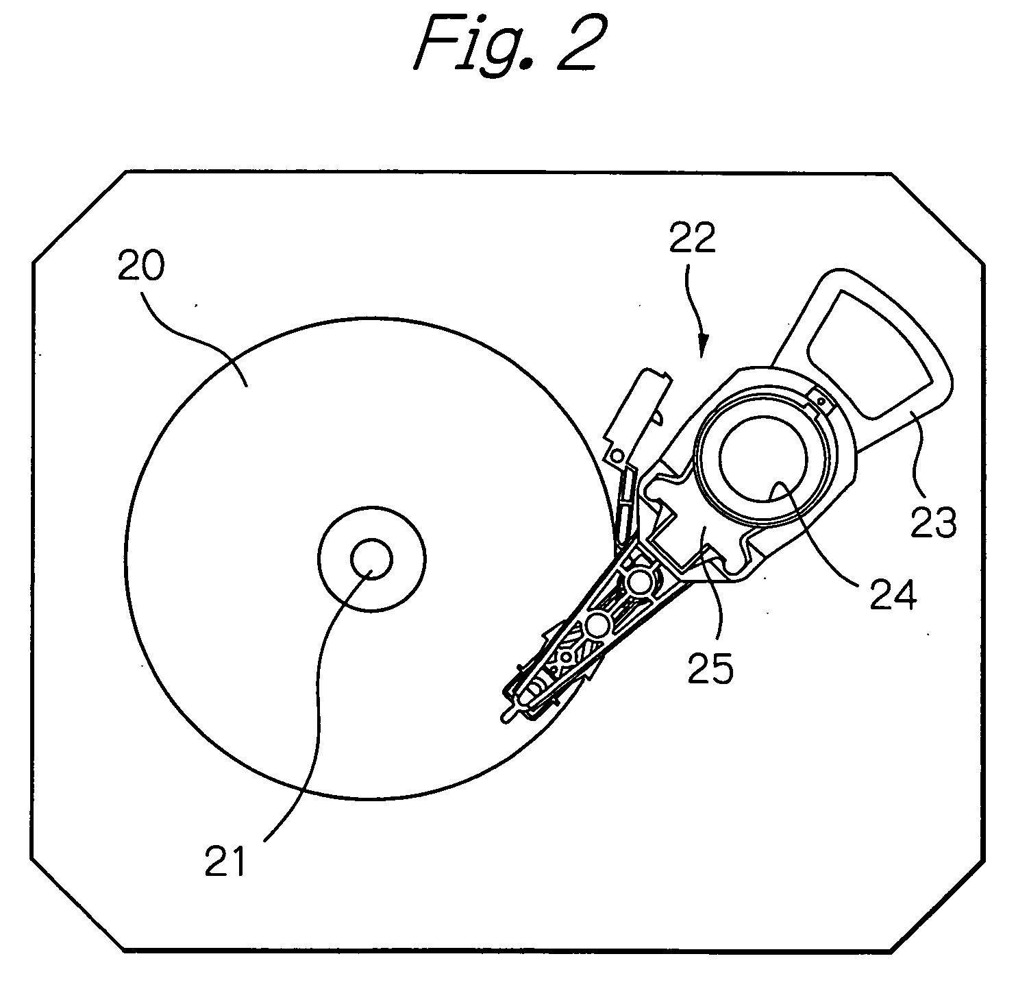 Head support mechanism, head arm assembly, and disk drive apparatus with head arm assembly