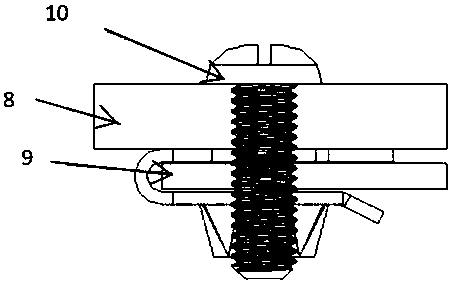 Mounting nut for automobile plastic part