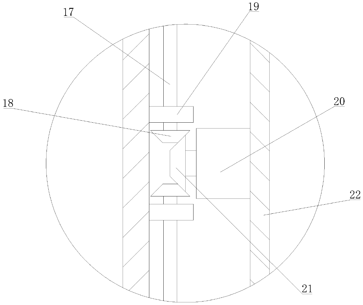 Strong heat dissipation type high-voltage switch cabinet and working method thereof