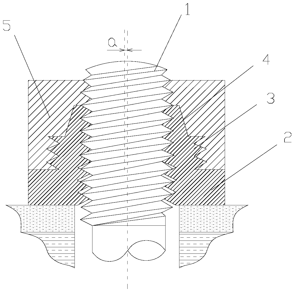 Novel lock bolt