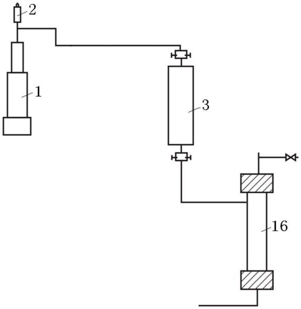 The device is suitable for rock gas breakthrough pressure measurement under high-temperature and high-pressure conditions