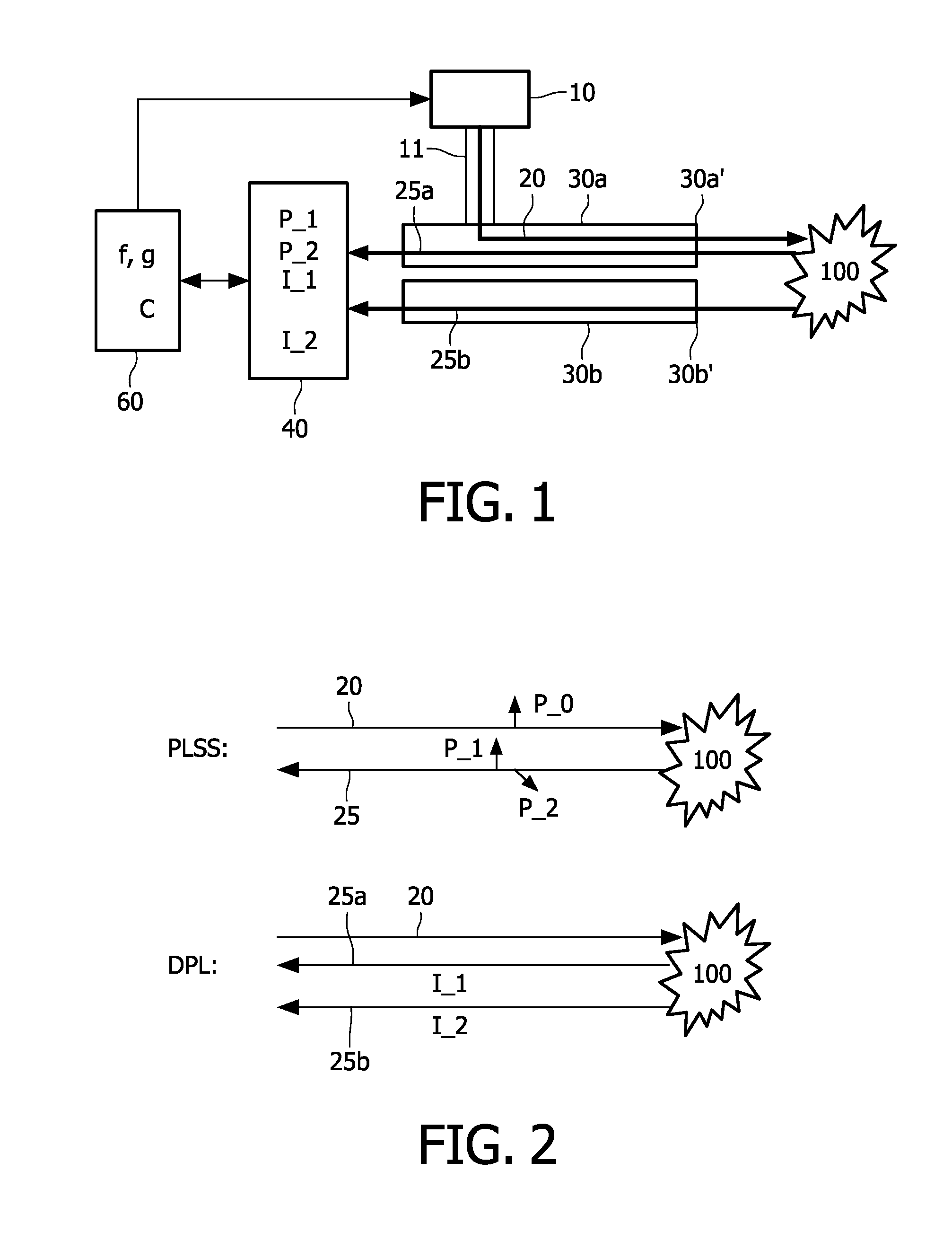 Optical device for assessing optical depth in a sample