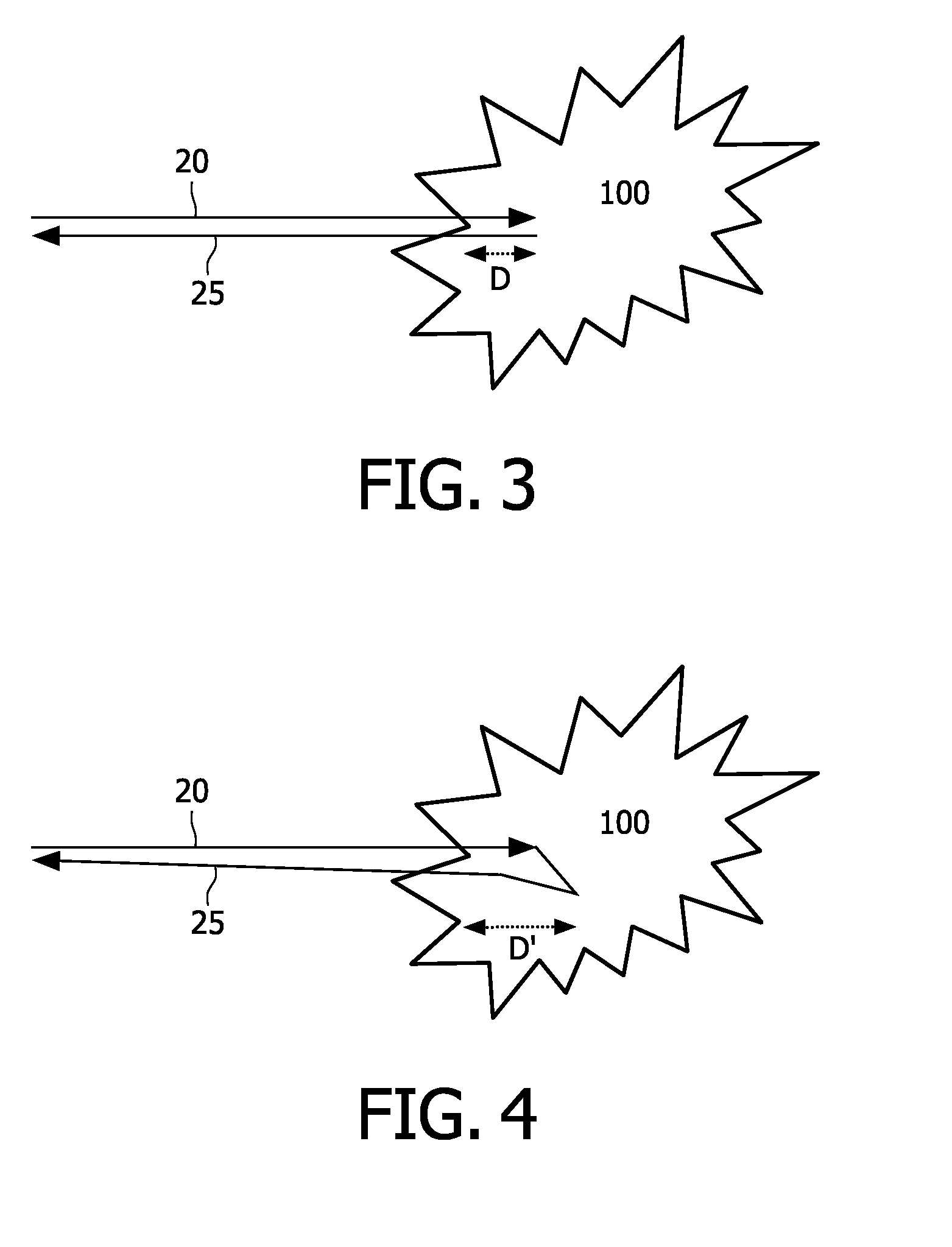 Optical device for assessing optical depth in a sample