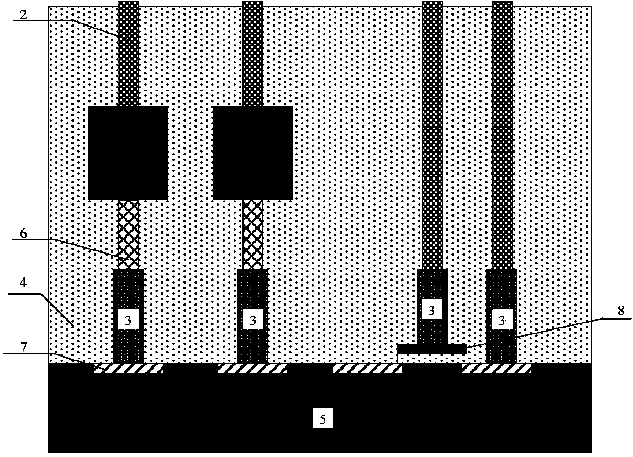 Structure of planer phase change memory storage unit and manufacturing method thereof