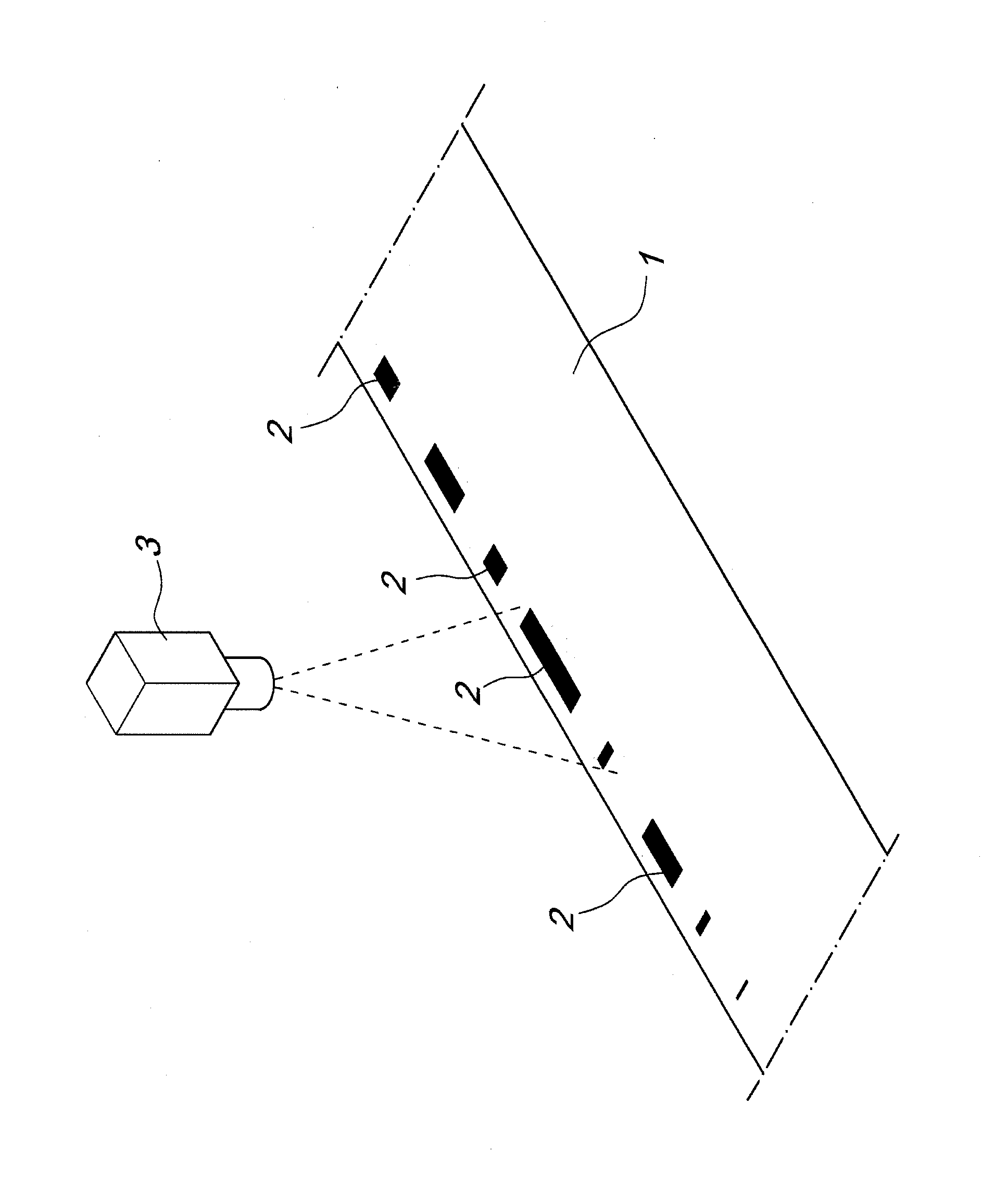 Method and device for detecting the position of a conveyor