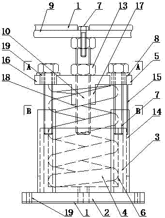 Damping spring vibration isolator with adjustable preload