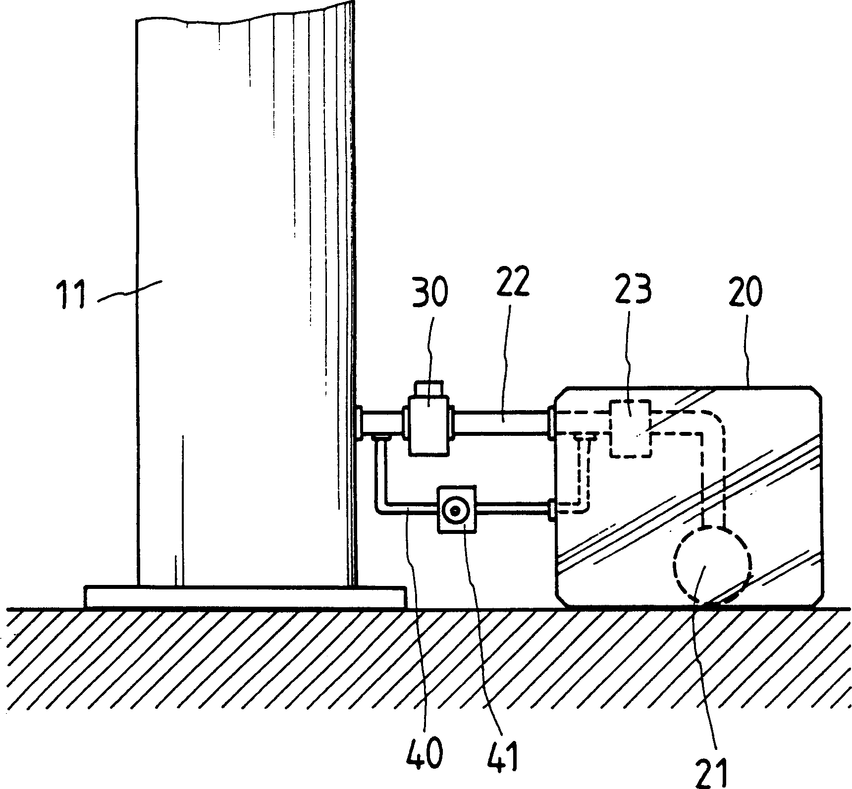 Safety return circuit device of oil-pressurized elevator