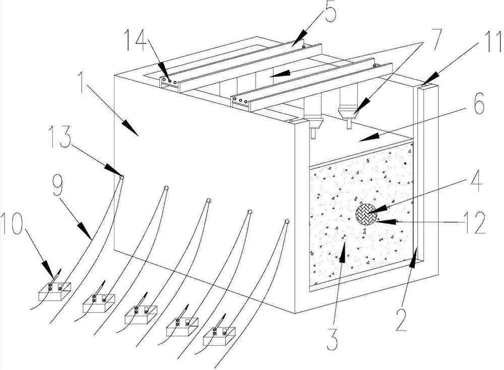 Laboratory model testing device for tunnel excavation