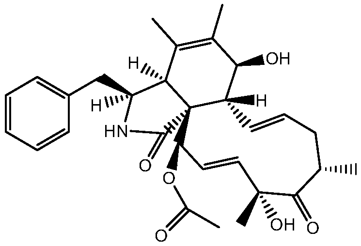 A preparation method and application of cytochalasin compounds