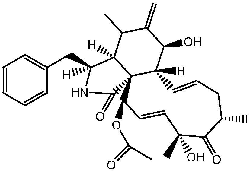 A preparation method and application of cytochalasin compounds