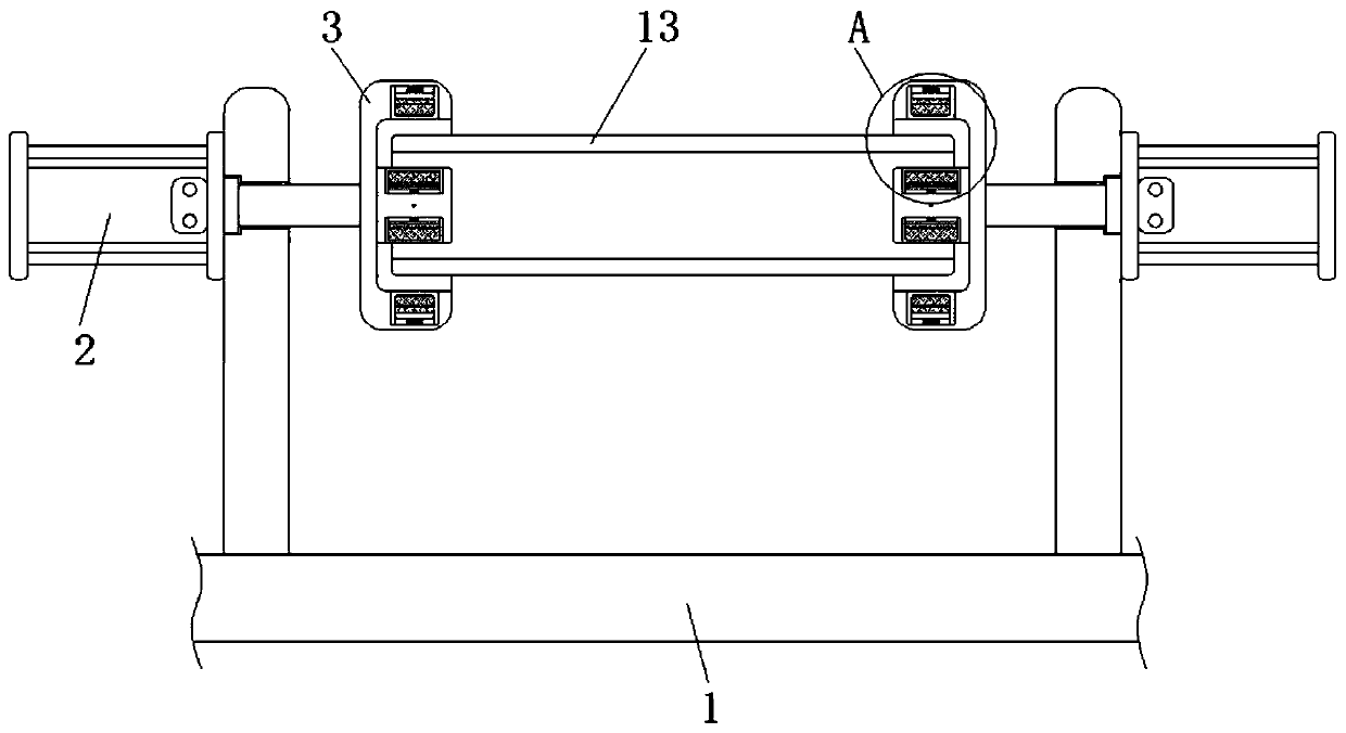 Aluminum alloy short tube clamping device tight to clamp and small in abrasion