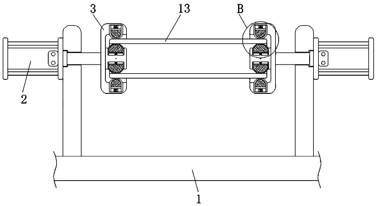 Aluminum alloy short tube clamping device tight to clamp and small in abrasion