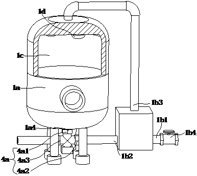 Antagonistic substance for malodorous waste gas treatment device and application thereof