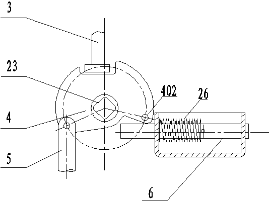 Manual-and-electric switching-on switching-off dual-function permanent magnetic mechanism with protective chain