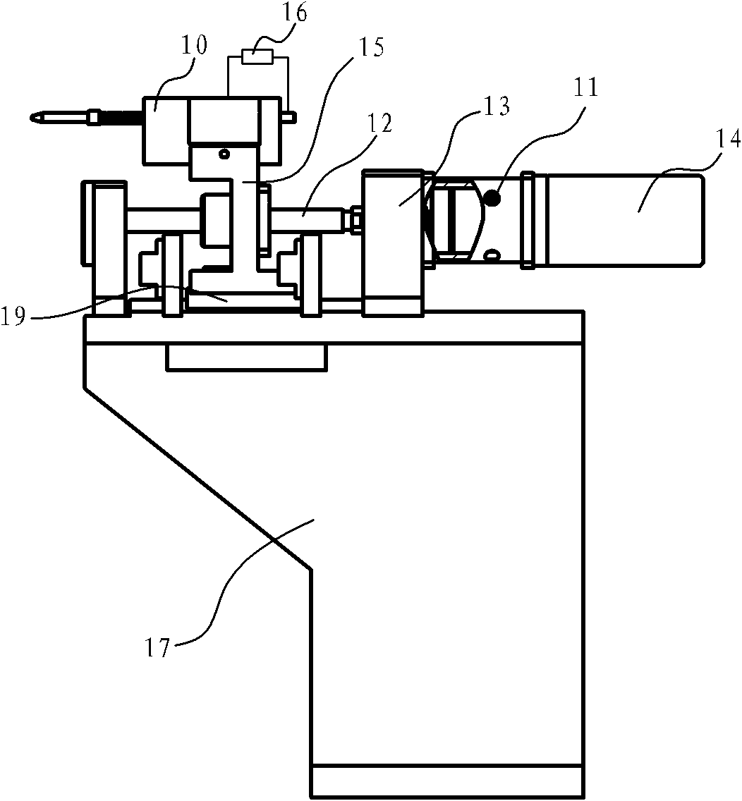 Device and method for testing parameters of contactor contacts