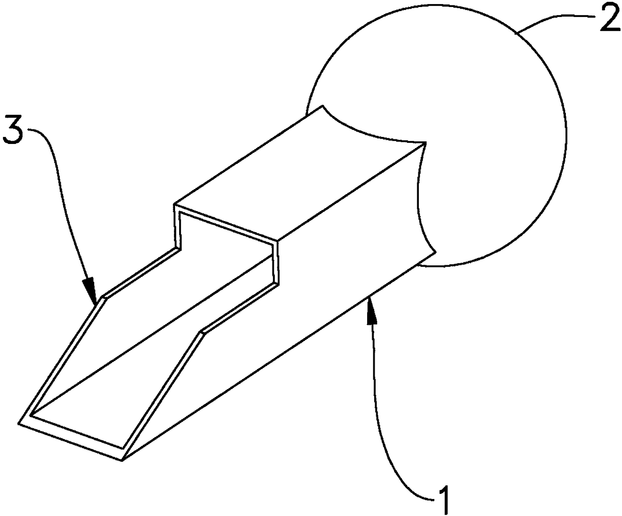 Simple grafting tool special for pitaya and rapid grafting method of pitaya