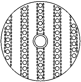 Rotating packed bed for treating ammonia-nitrogen wastewater