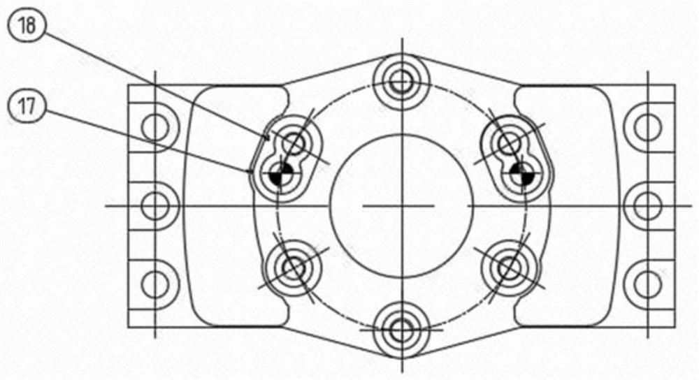 Double-conical-surface flexible supporting device