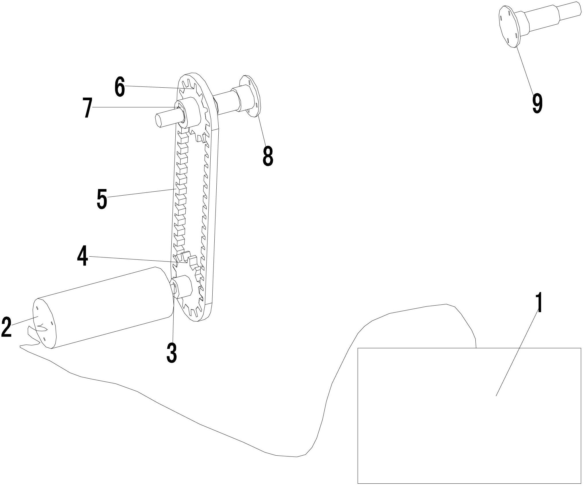 Roller combing and cutting type litchi picking machine