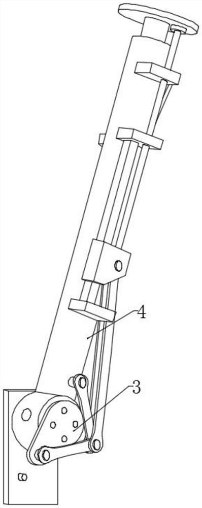 Automatic turnover device for crane supporting leg