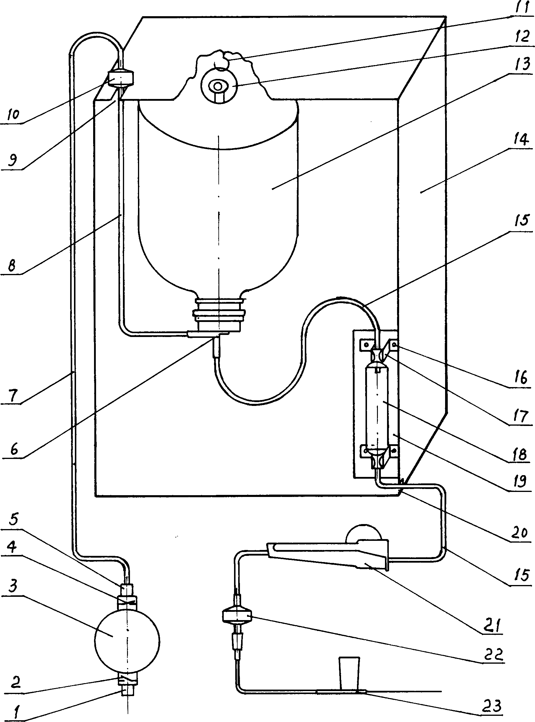 Pressurized disposable infusion set