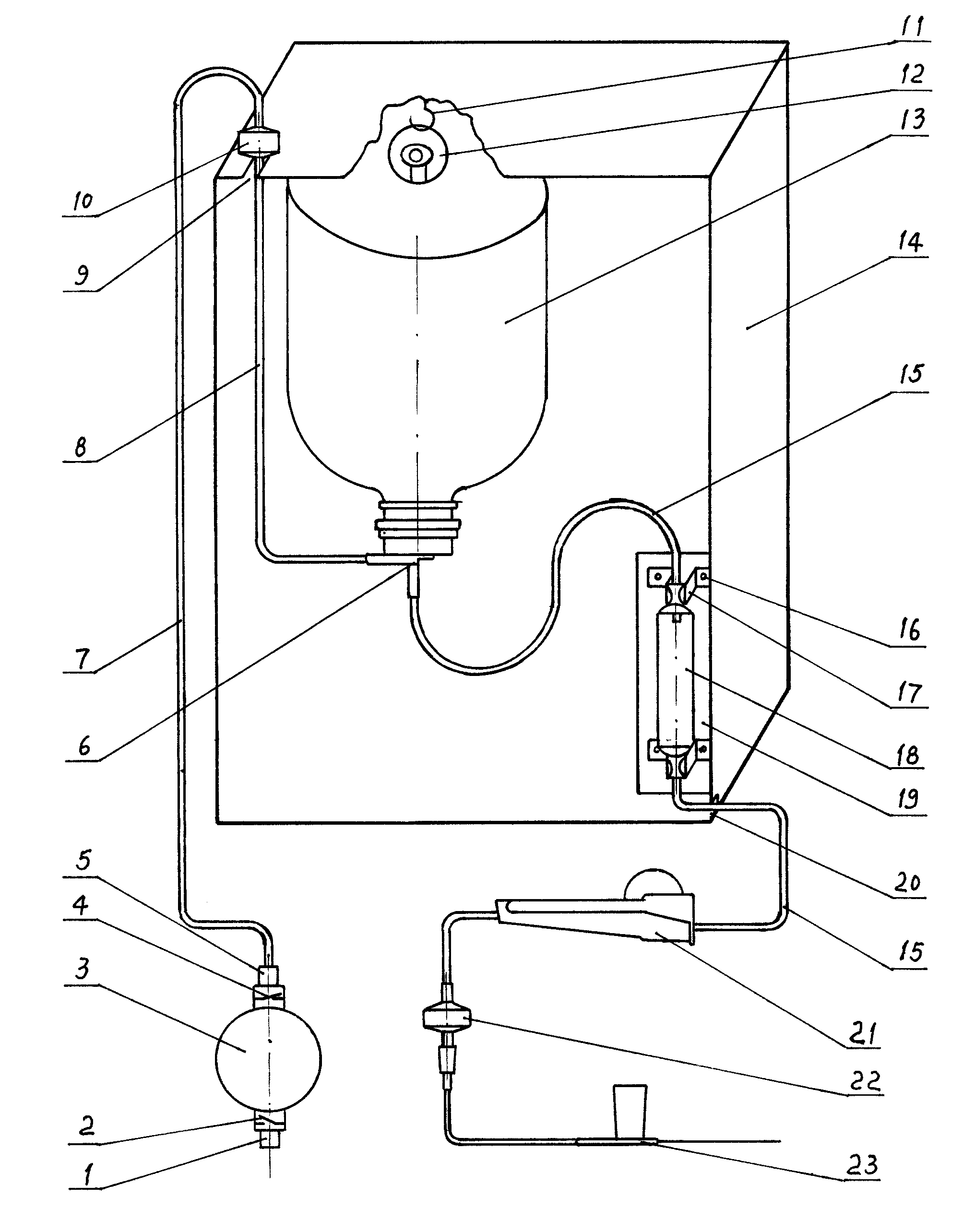 Pressurized disposable infusion set